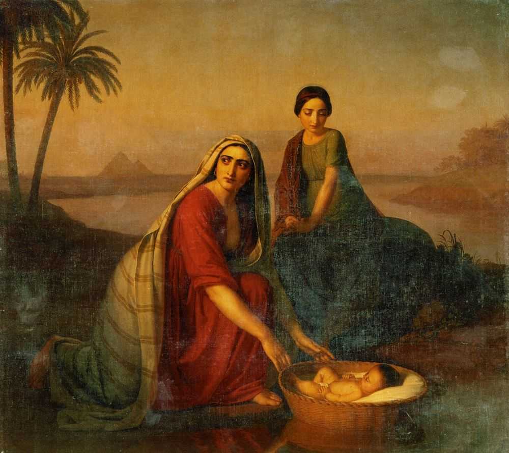משה מורד על ידי אמו אל מימי הנילוס